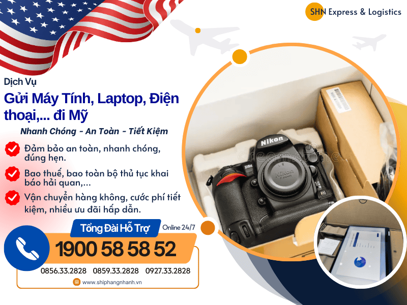 gui may tinh laptop dien thoai di my