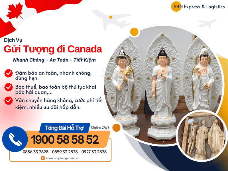 gui tuong di canada