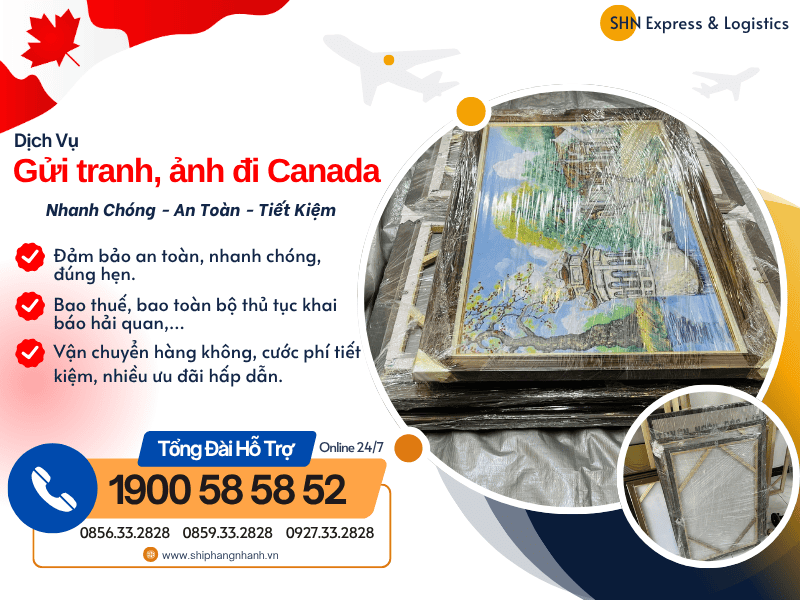 gui tranh anh di canada