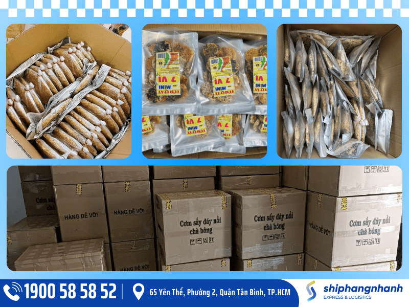 dich vu van chuyen cac loai com chay di duc cua ship hang nhanh express 2