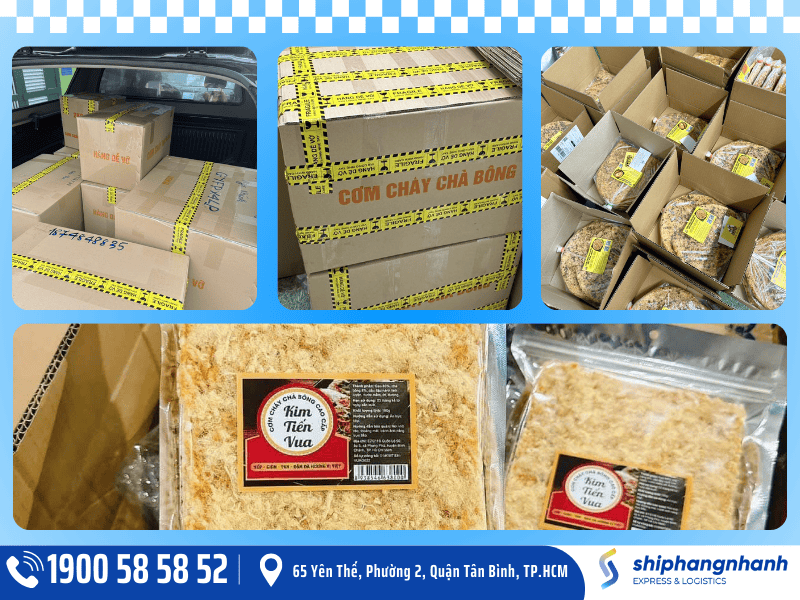 dich vu van chuyen cac loai com chay di duc cua ship hang nhanh express 3