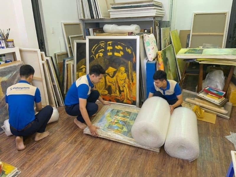 dich vu dong goi van chuyen tranhanh nghe thuat tu hoi an di nuoc ngoai cua shn express 1